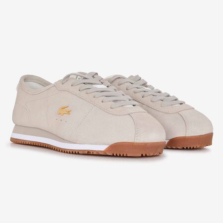 LACOSTE CLUB LOW GRIS/BLANC FEMME