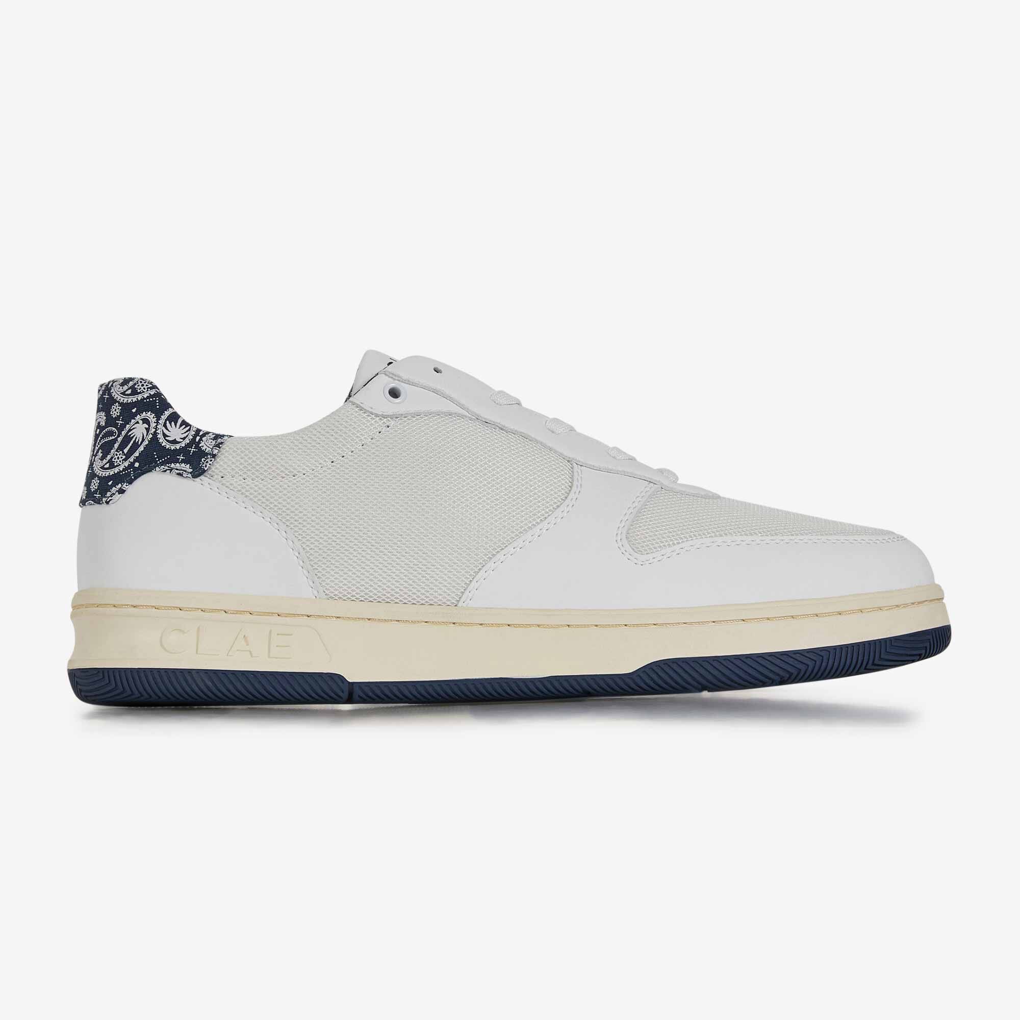 CLAE MALONE LITE WHITE BLUE SNEAKERS MEN Courir