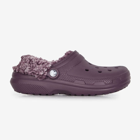CROCS FLEECE LINED CLOG BURGUNDY WOMEN