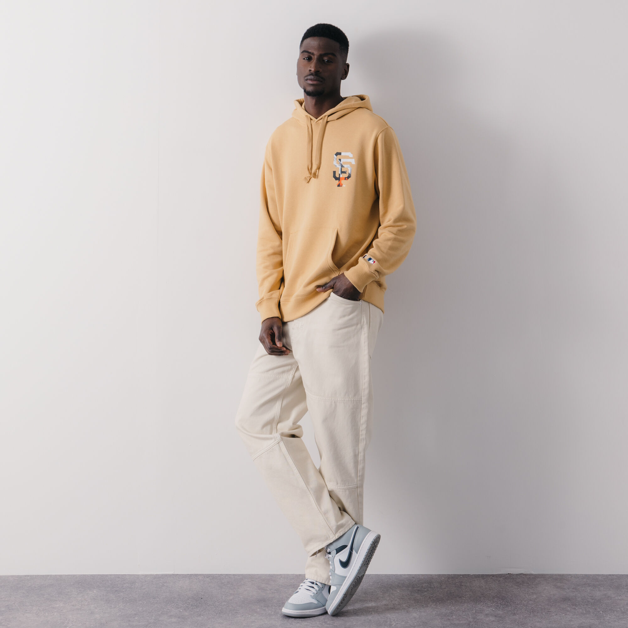 The hundreds hoodie sales beige