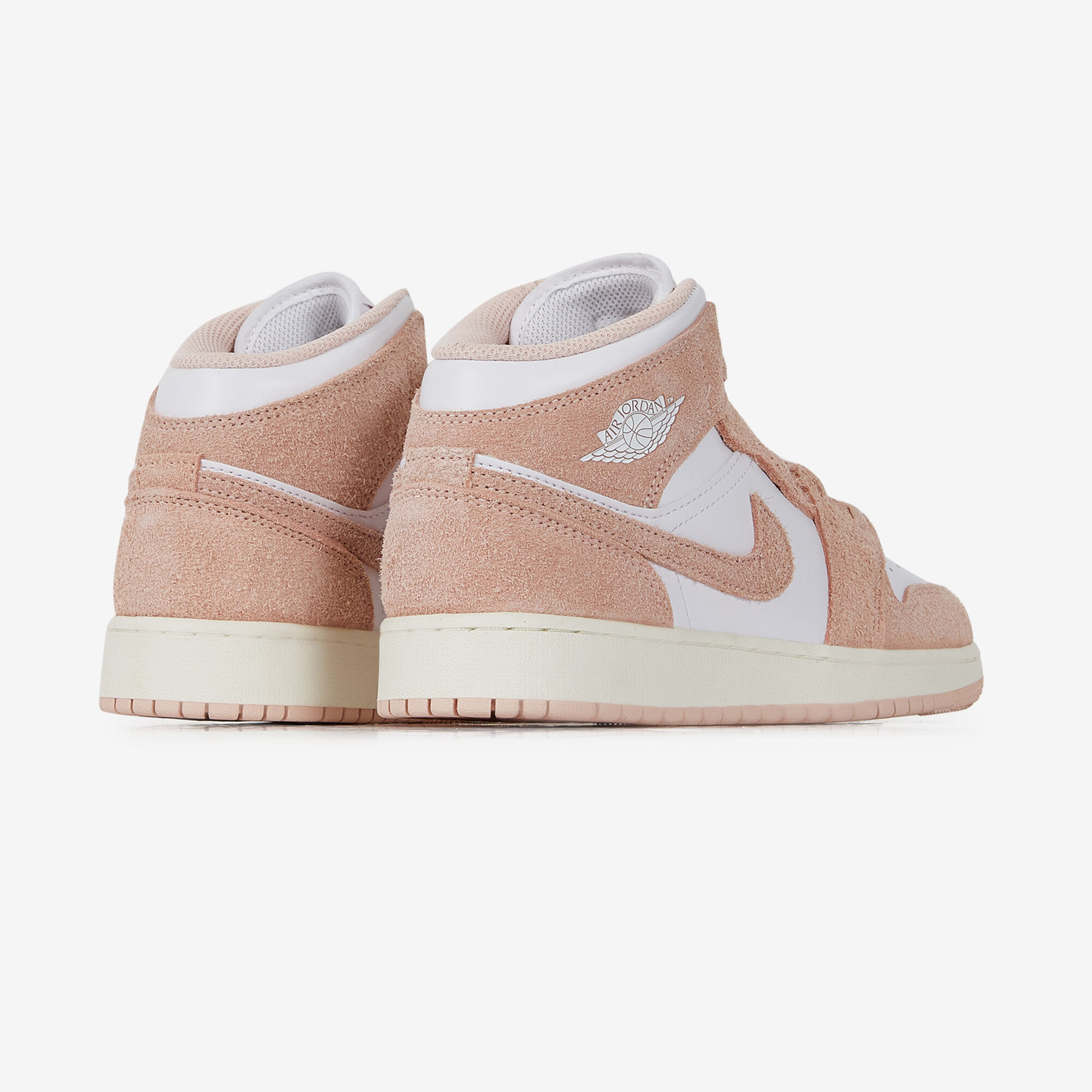 Air Jordan 1 Mid  Blanc/rose