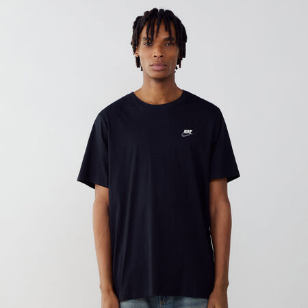 NIKE TEE SHIRT CLUB BLACK/WHITE MEN