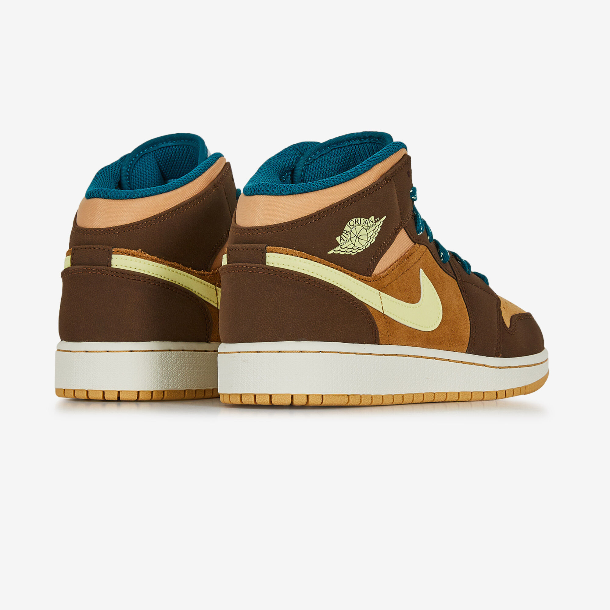 Jordan bleu jaune marron outlet