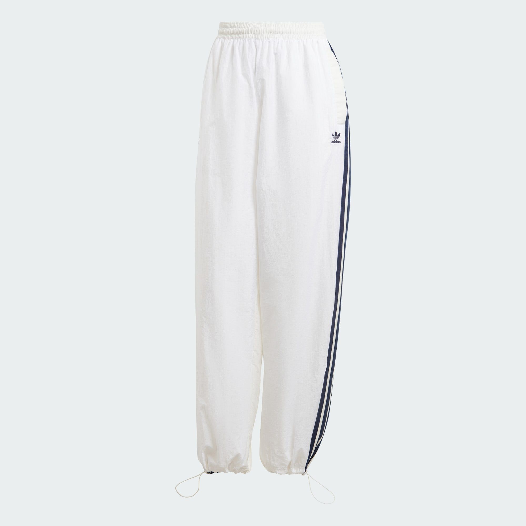 All white adidas pants shop