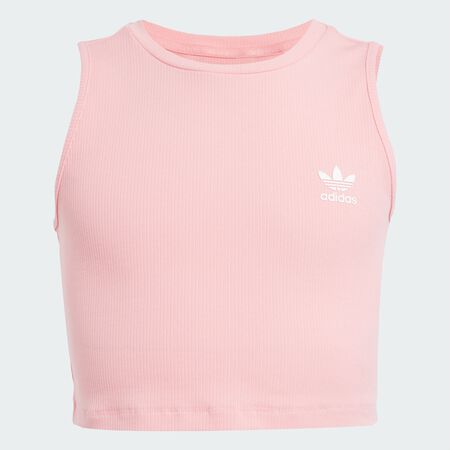 ADIDAS ORIGINALS Ribbed Tank Top Kids Semi Pink Spark JUNIOR