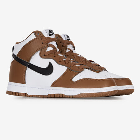 NIKE dunk DUNK HIGH MARRON/NOIR FEMME