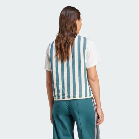 ADIDAS ORIGINALS Veste sans manches réversible adidas Originals Summer Glow Wonder White / Tech Green FEMME