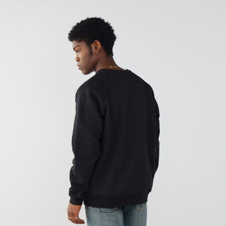 ADIDAS ORIGINALS SWEAT CREW ESSENTIAL TREFOIL BLACK/WHITE MEN