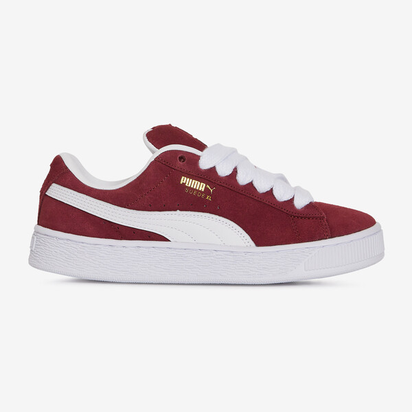 PUMA SUEDE XL SNEAKERS FEMME BORDEAUX LACETS