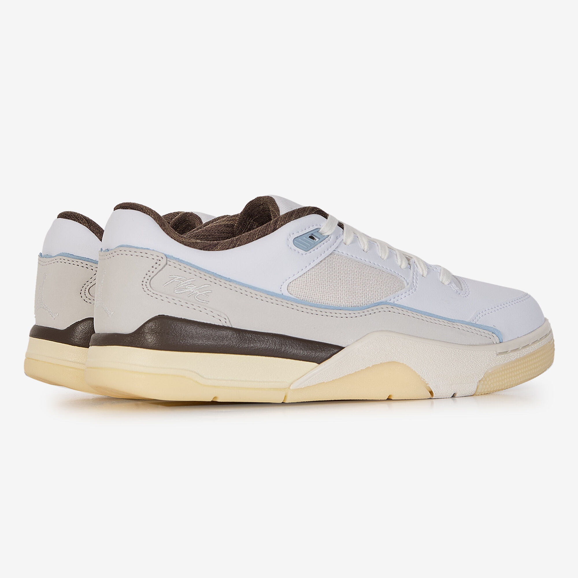 Jordan Flight Court  Blanc/beige