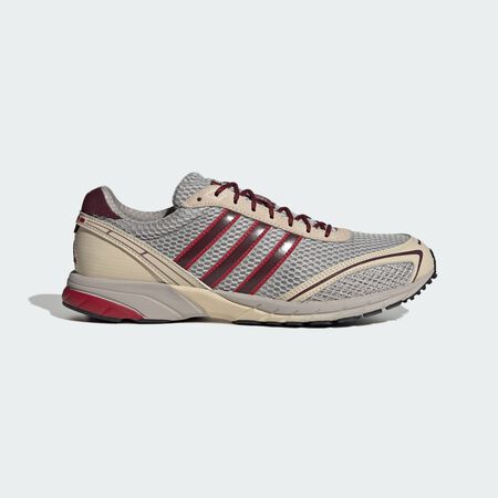 ADIDAS ORIGINALS ADIZERO ADIOS OG SHOES Clear Granite / Maroon / Team Victory Red MIXTE