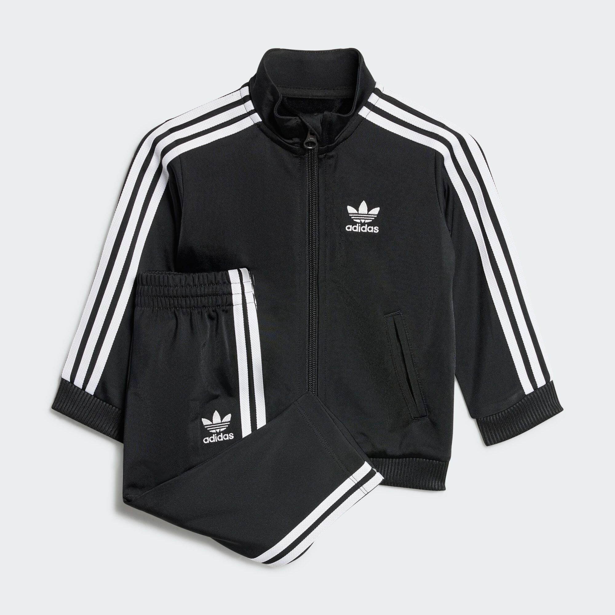 ADIDAS ORIGINALS Adicolor Firebird Track Suit Kids Black SURVETEMENT KIDS Courir