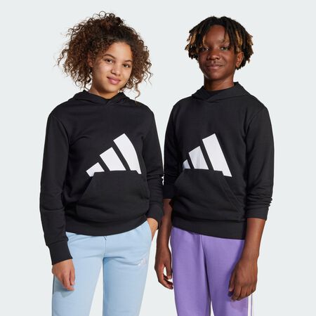 ADIDAS SPORTSWEAR Essentials Hoodie Kids Black / White JUNIOR