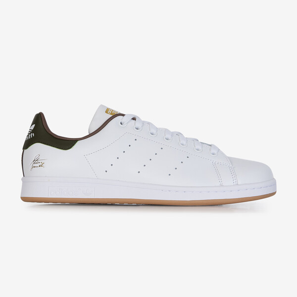 ADIDAS ORIGINALS STAN SMITH PREMIUM WHITE/KHAKI Courir