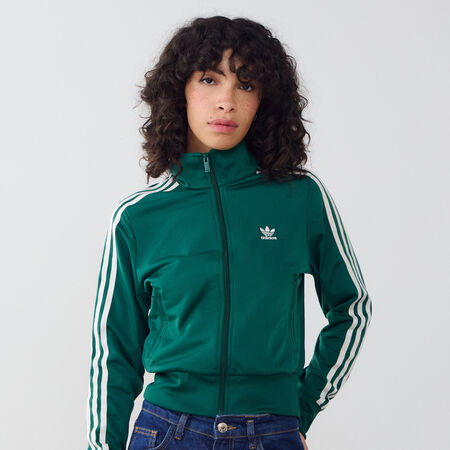 ADIDAS ORIGINALS JACKET FZ TRACKTOP FIREBIRD GREEN/WHITE WOMEN