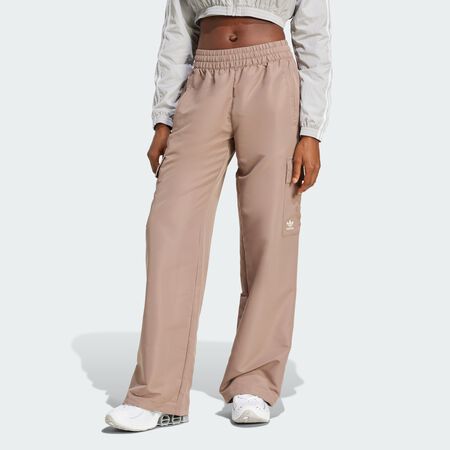 ADIDAS ORIGINALS Essentials Woven Cargo Pants Trace Brown WOMEN