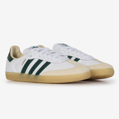ADIDAS ORIGINALS samba SAMBA OG BLANC/VERT HOMME