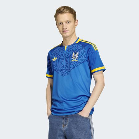 ADIDAS PERFORMANCE Maillot Ext&eacute;rieur Ukraine 26 Glow Blue HOMME
