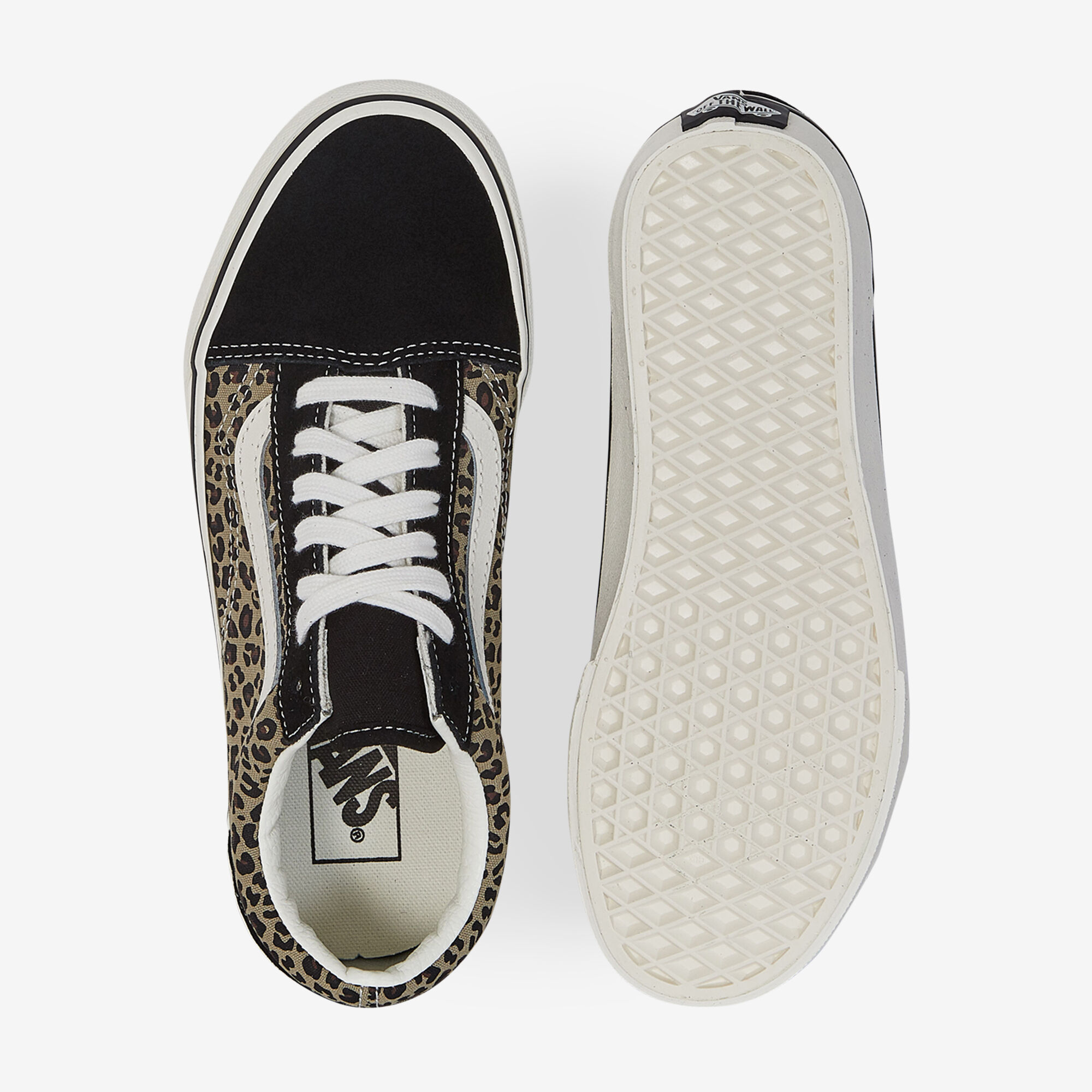 Old Skool Cheetah  Noir/marron