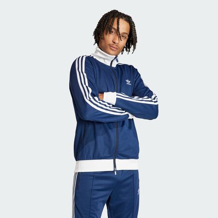ADIDAS ORIGINALS JACKET FZ ADICOLOR CLASSICS NAVY BLUE/WHITE MEN