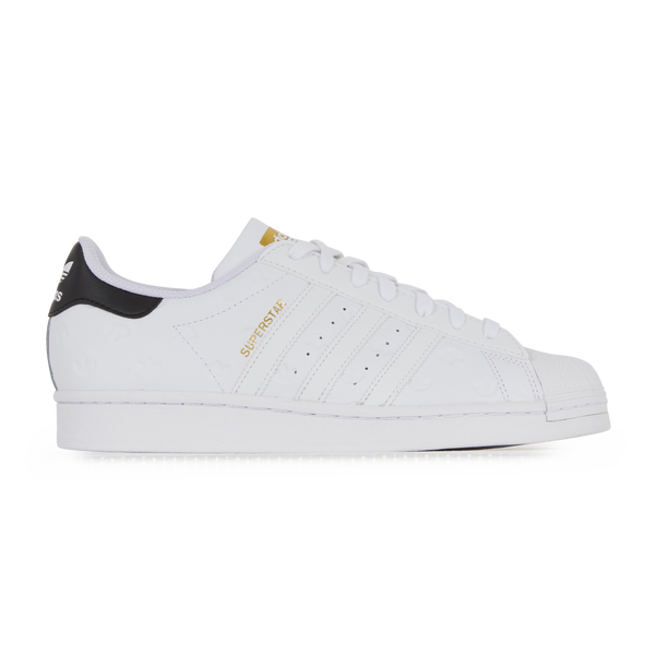 ADIDAS ORIGINALS SUPERSTAR MONOGRAM WHITE BLACK SNEAKERS MEN