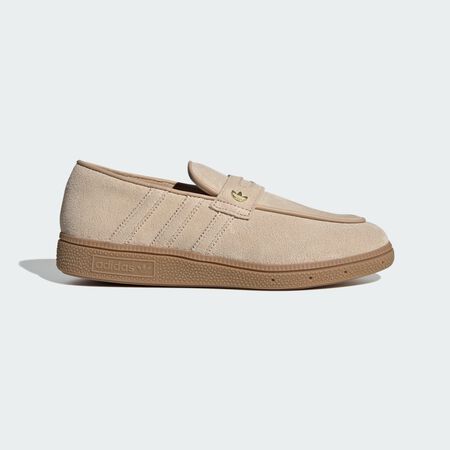 ADIDAS ORIGINALS HANDBALL SPEZIAL LOAFER SHOES Magic Beige / Magic Beige / Gum UNISEX