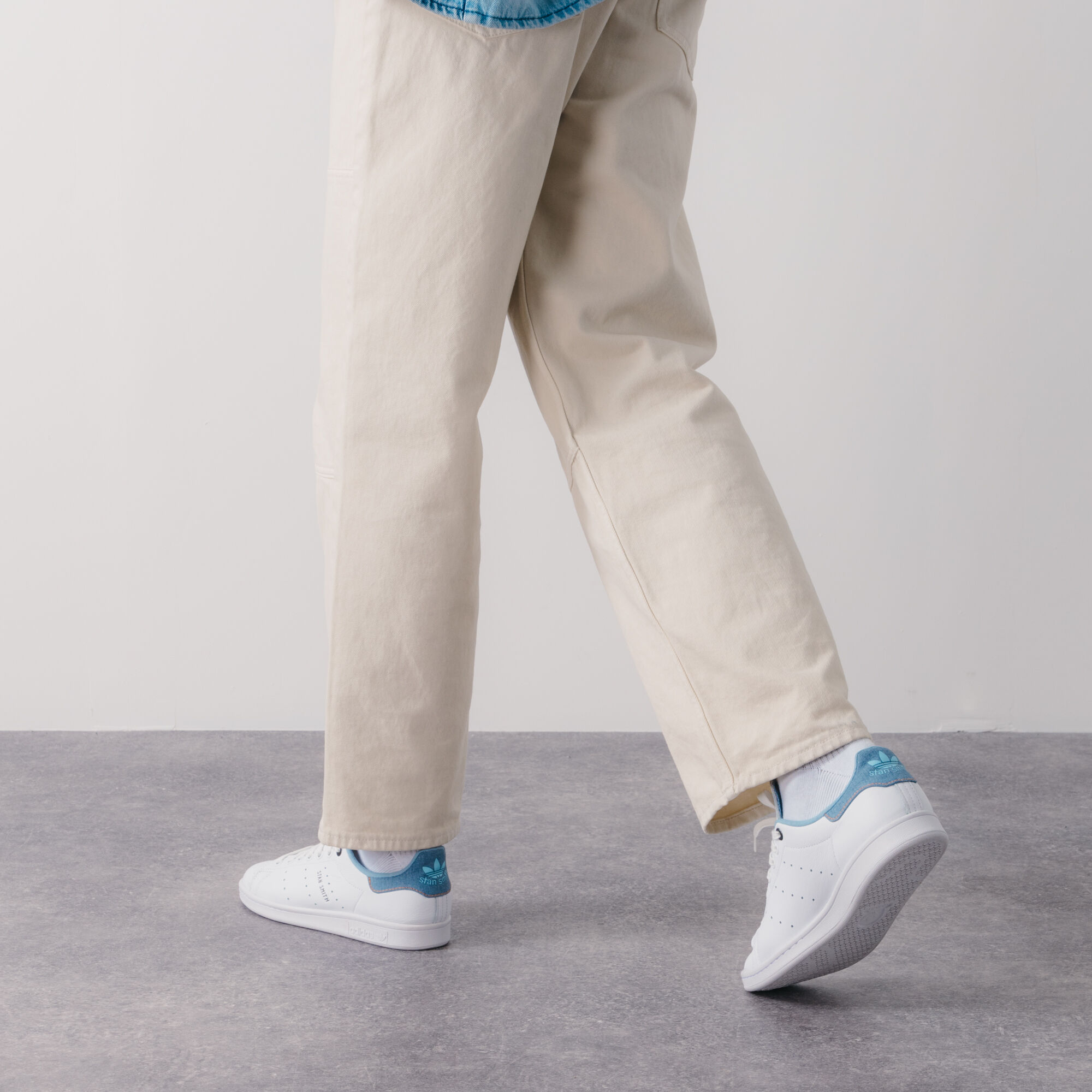 Stan smith outlet bleu courir