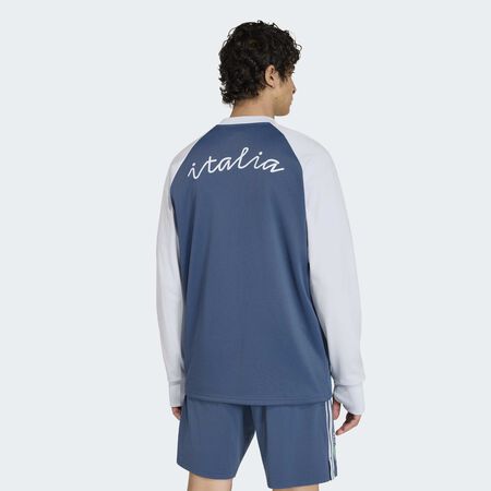 ADIDAS PERFORMANCE Haut chaud Pr&eacute;-match Ext&eacute;rieur Italie 26 Night Marine HOMME