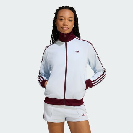 ADIDAS ORIGINALS JACKET FZ CLASSIC BLUE/BURGUNDY WOMEN