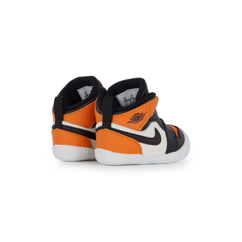 JORDAN AIR JORDAN CRIB BOOTIE BLACK/ORANGE SNEAKERS KIDS