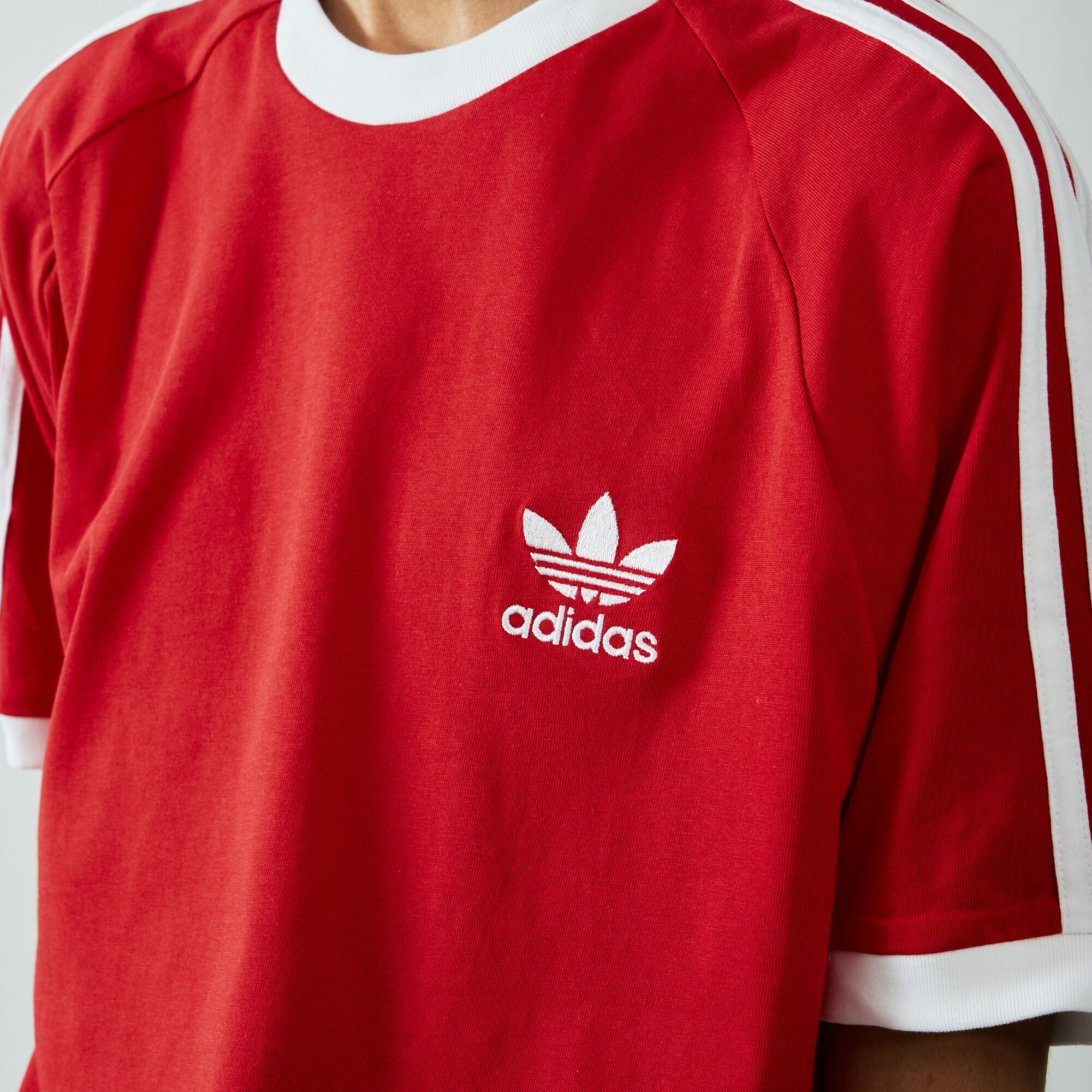 Tee shirt top adidas original rouge