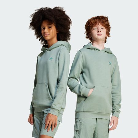 ADIDAS ORIGINALS Hoodie Kids Silver Green JUNIOR