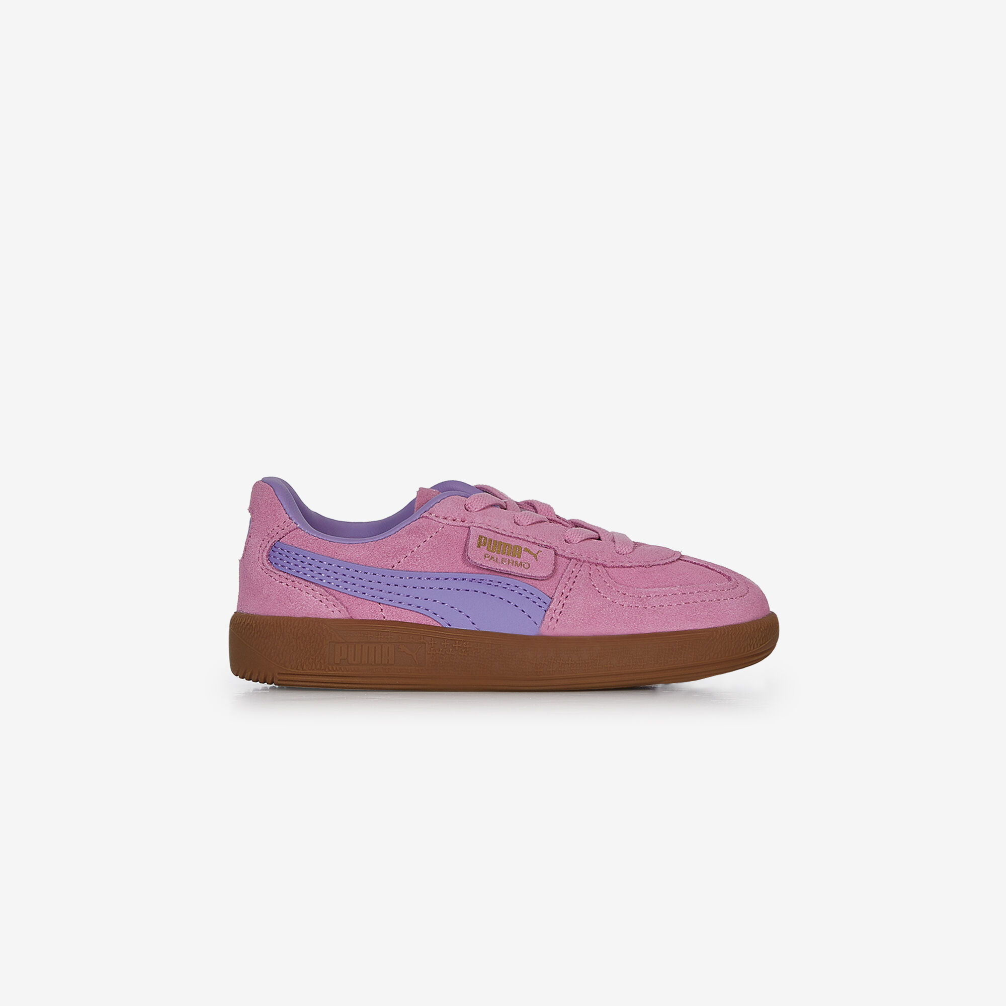 PUMA PALERMO SNEAKERS ENFANT ROSE LACETS Courir
