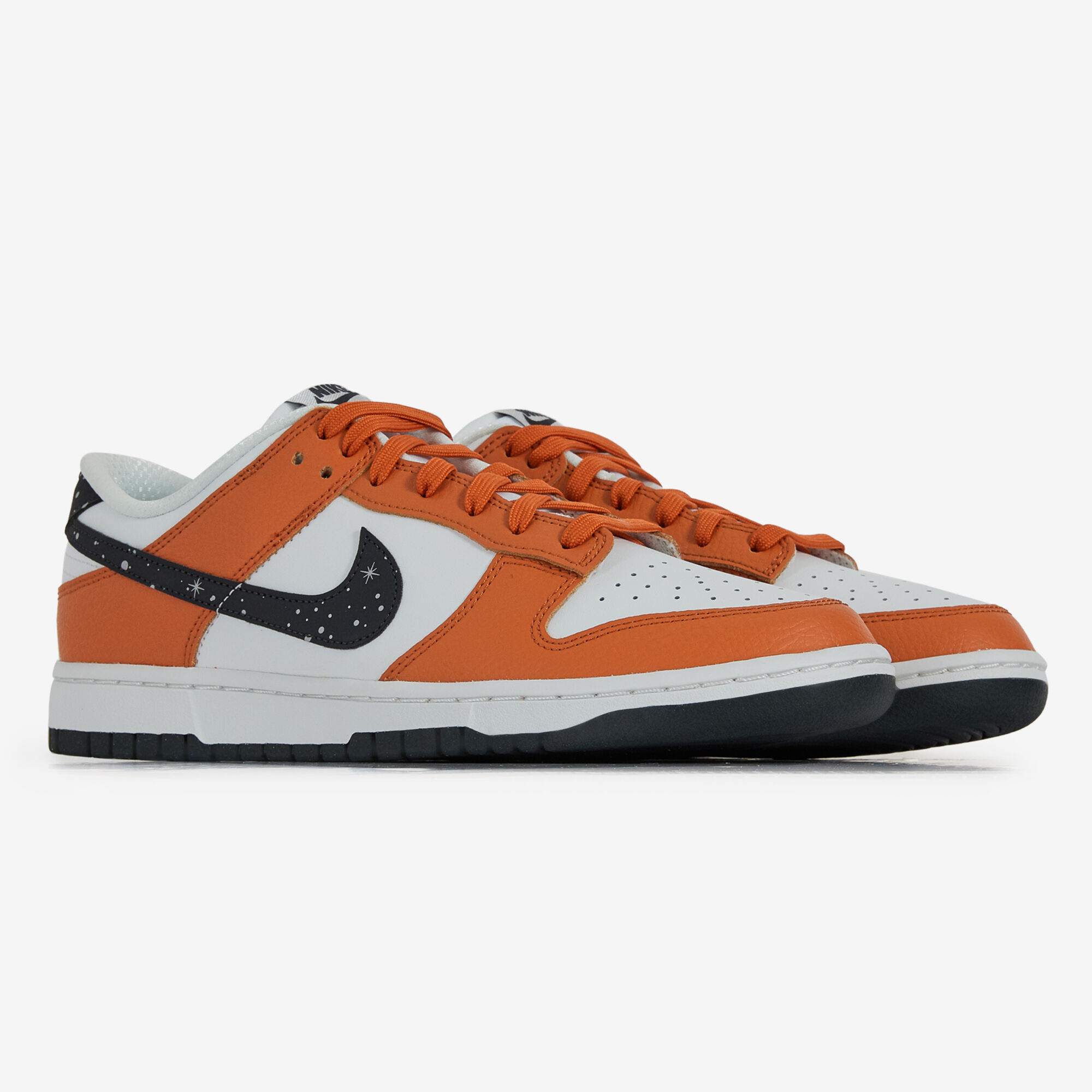 White nike shoes with orange swoosh on sale