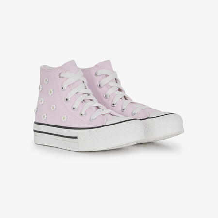 CONVERSE chuck taylor all star CHUCK TAYLOR EVA LIFT HI BEADS PINK/WHITE TODDLERS