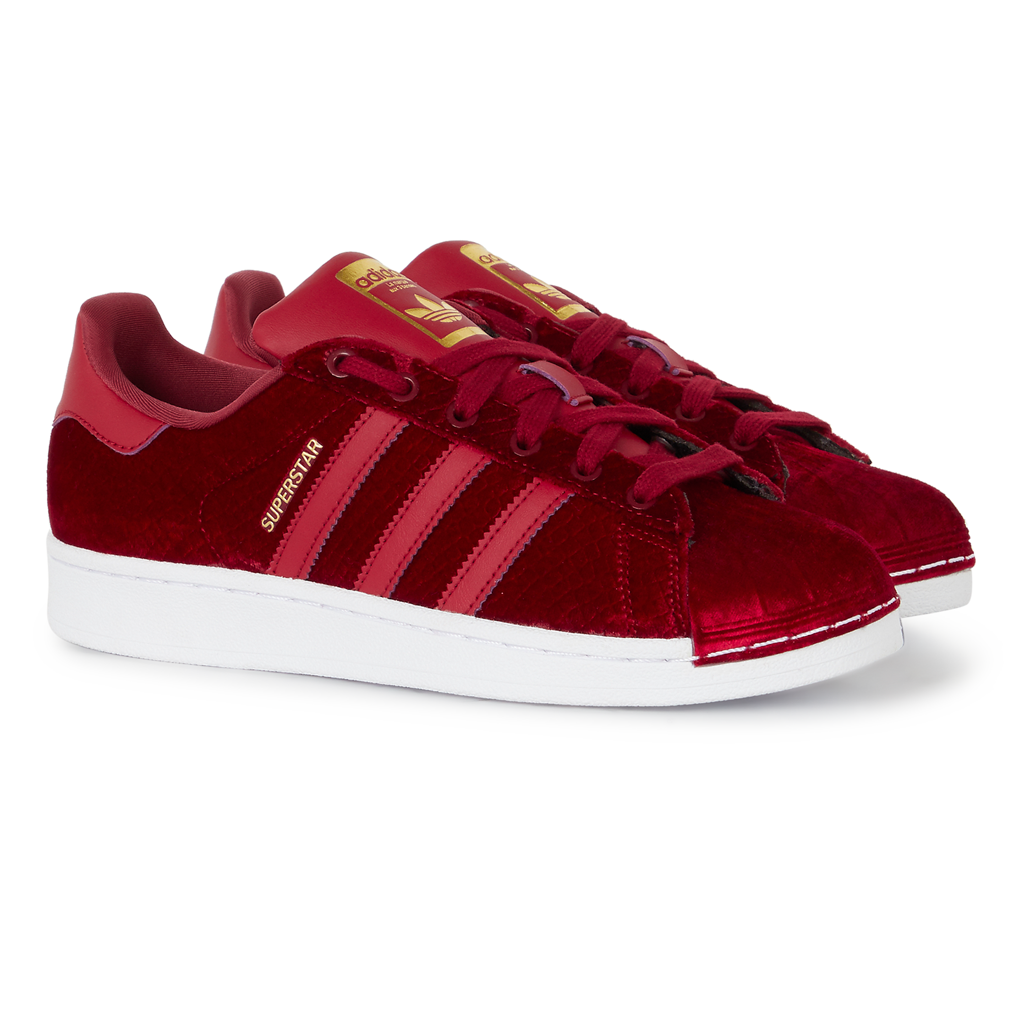 adidas superstar rouge daim