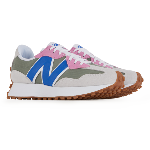 NEW BALANCE 327 BLANC/KAKI/ROSE/BLEU | Courir.com NEW BALANCE 327 BLANC/KAKI/ROSE/BLEU | Courir.com
