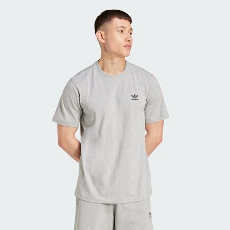ADIDAS ORIGINALS T-shirt Trèfle Essentials Medium Grey Heather HOMME