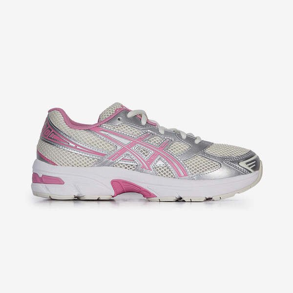 ASICS GEL-1130 SNEAKERS ENFANT BEIGE/ROSE LACETS