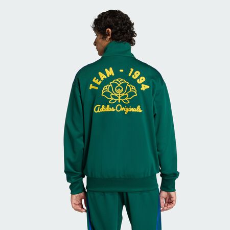 ADIDAS ORIGINALS VESTE DE SURV&Ecirc;TEMENT FIREBIRD ROSES Collegiate Green / Collegiate Royal HOMME