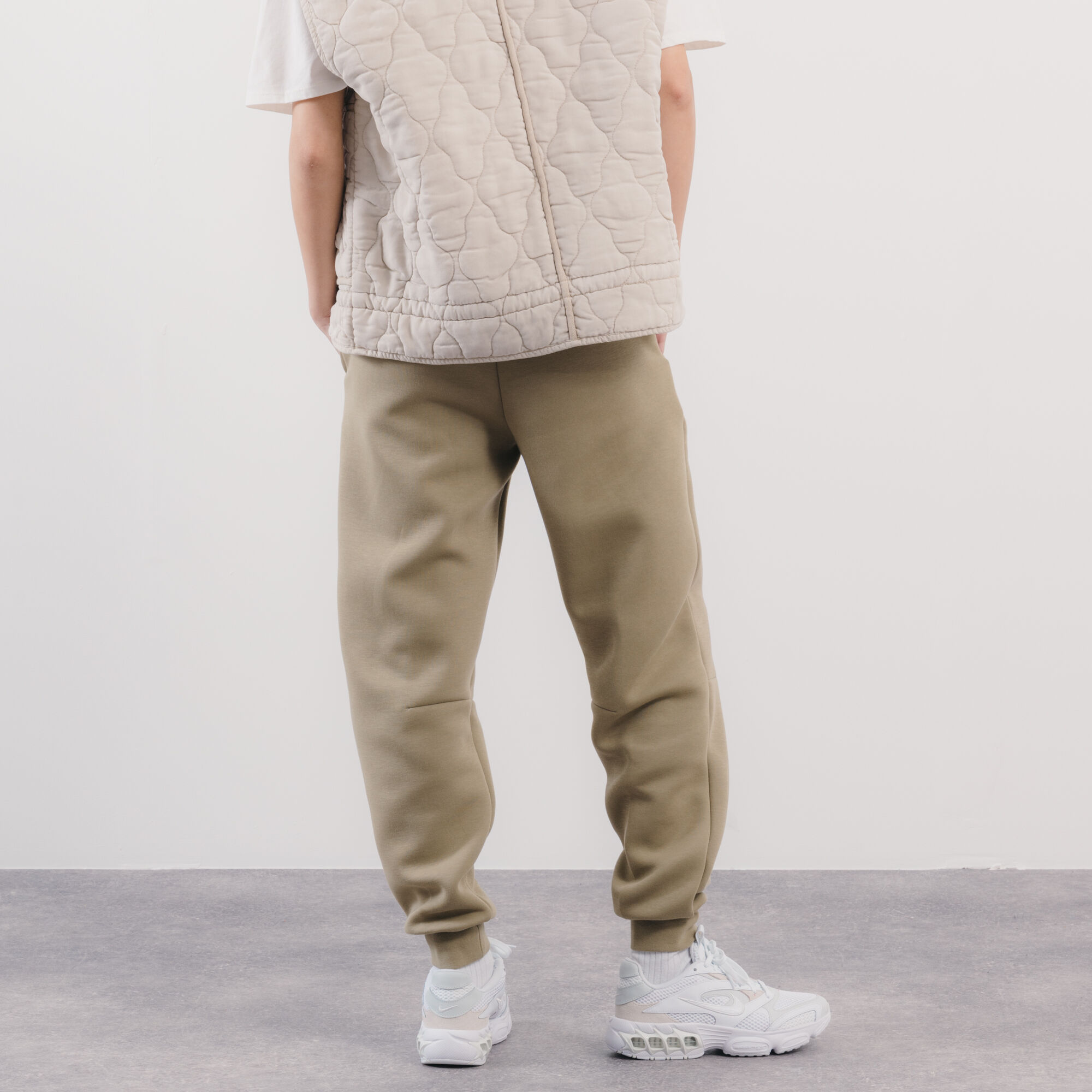 NIKE TECH FLEECE JOGGERS KHAKI TROUSERS WOMEN Courir