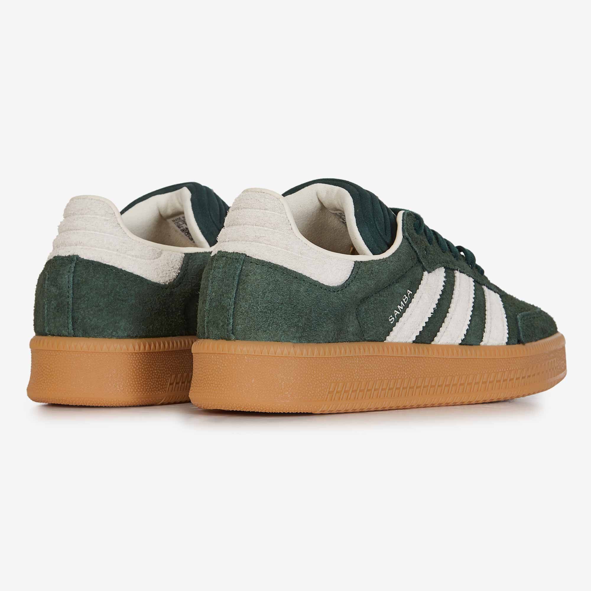 Samba Xlg Suede  Vert/blanc
