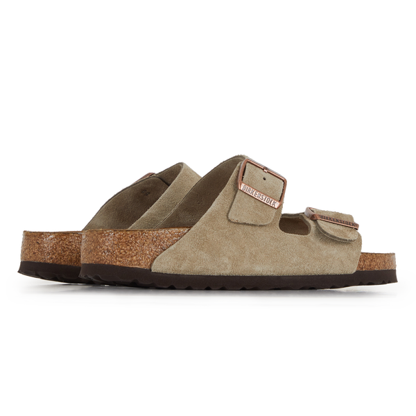 Birkenstock arizona discount taupe suede women's