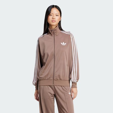 ADIDAS ORIGINALS Adicolor Classic Firebird Loose Track Top Trace Brown WOMEN