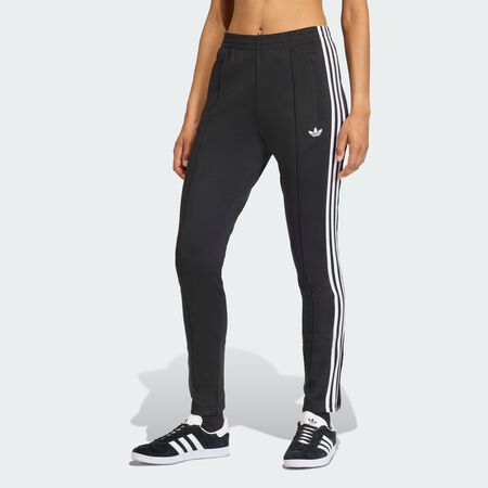 ADIDAS ORIGINALS SST CLASSIC TRACK PANTS Black / White WOMEN