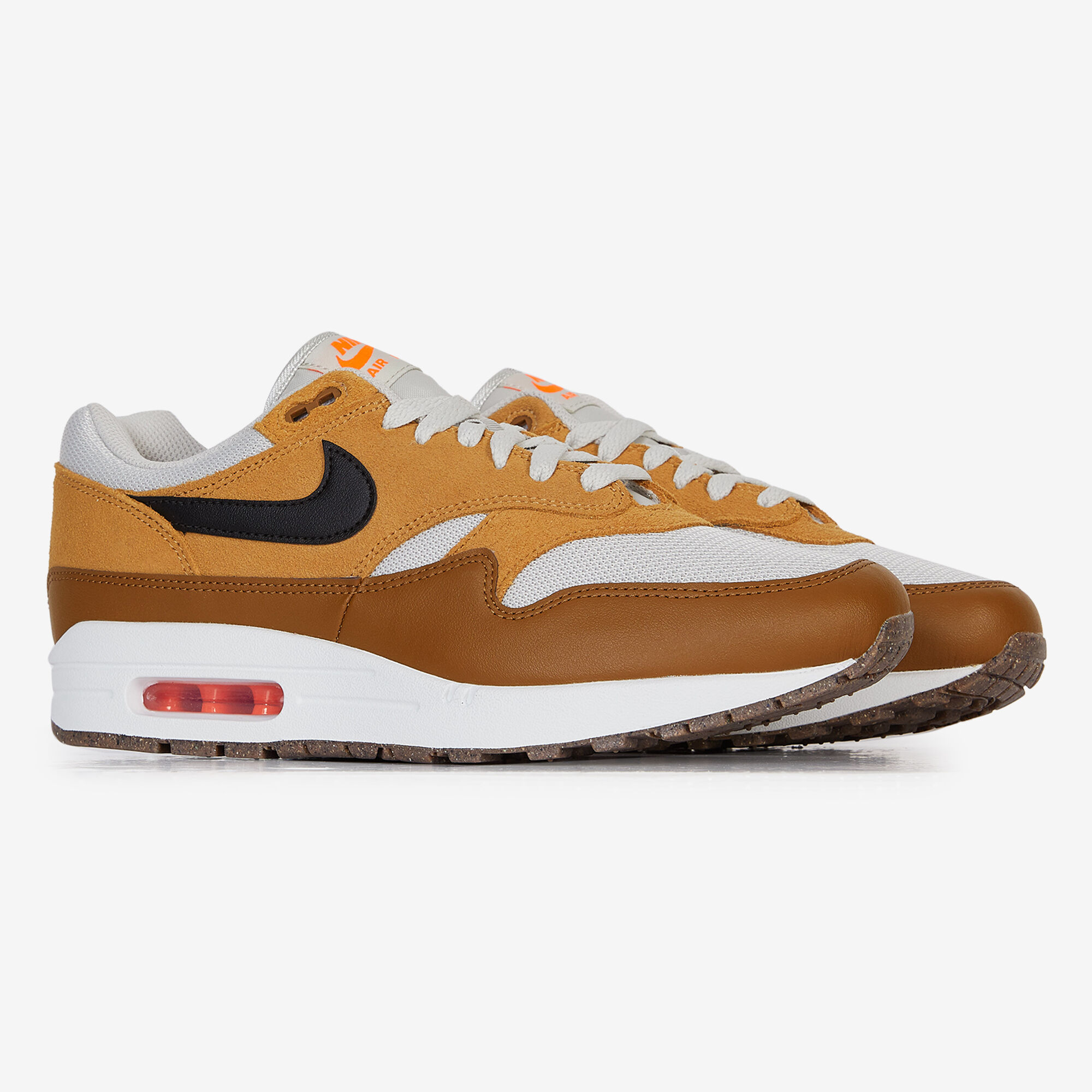 NIKE AIR MAX 1 BROWN BEIGE SNEAKERS MEN Courir