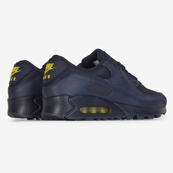 NIKE AIR MAX 90 NAVY BLUE/YELLOW SNEAKERS MEN - Main Image