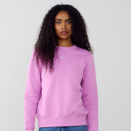 NIKE SWEAT CREW CLUB CENTERED LOGO ROSE FEMME