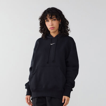 OVERSIZE FLIGHT ESSENTIAL HOODIE : BLACK