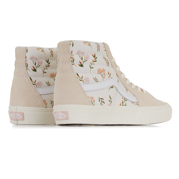 Floral vans top high tops